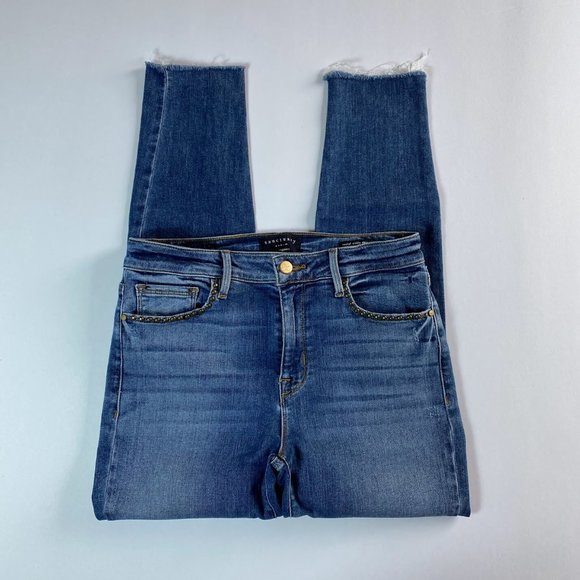 NWOT Sanctuary, blue Social Ankle Skinny Standard Rise jeans, size 8/29 - Picture 3 of 10